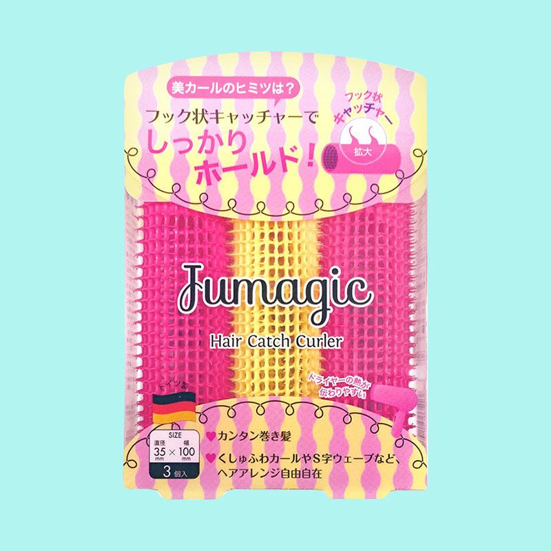 Jumagic ジュマジック ヘアキャッチカーラー ピンク イエロー Cella Official Shop